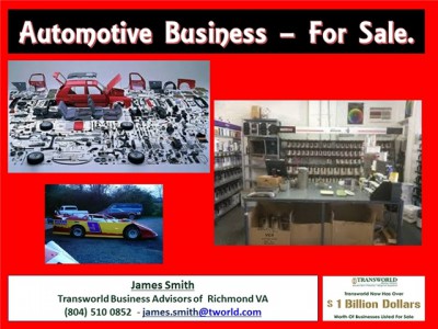 Auto Repair Businesses For Sale in Virginia